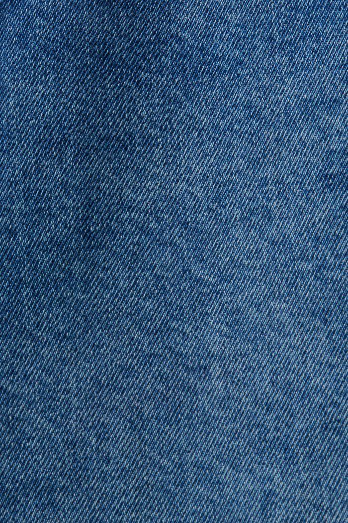 Jeans mit hohem Bund und geradem Bein