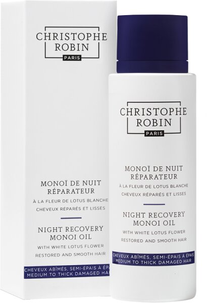 Christophe Robin Night Recovery Monoi Oil with White Lotus Flower Haaröl