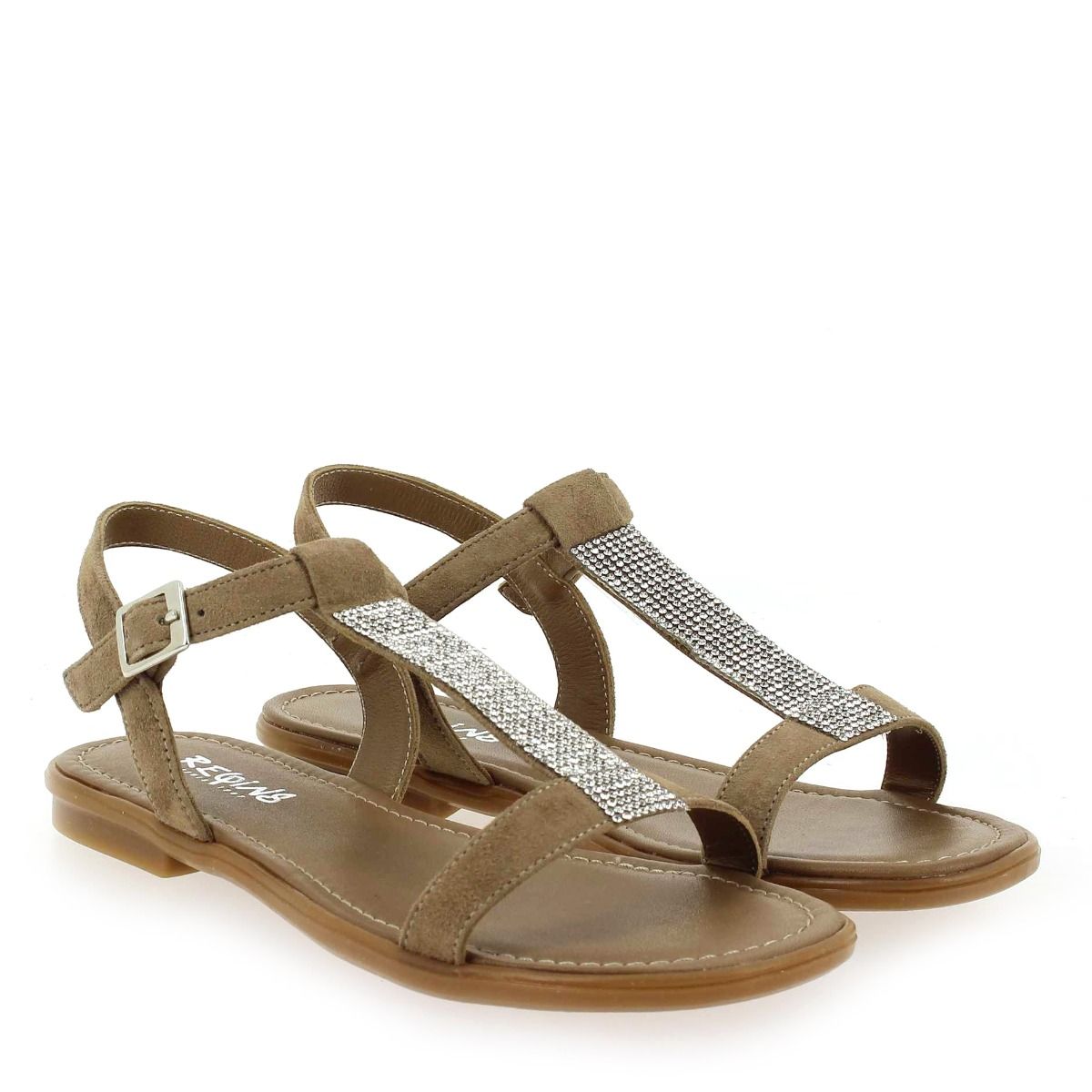 Reqins  TILSSI CUIR - Taupe