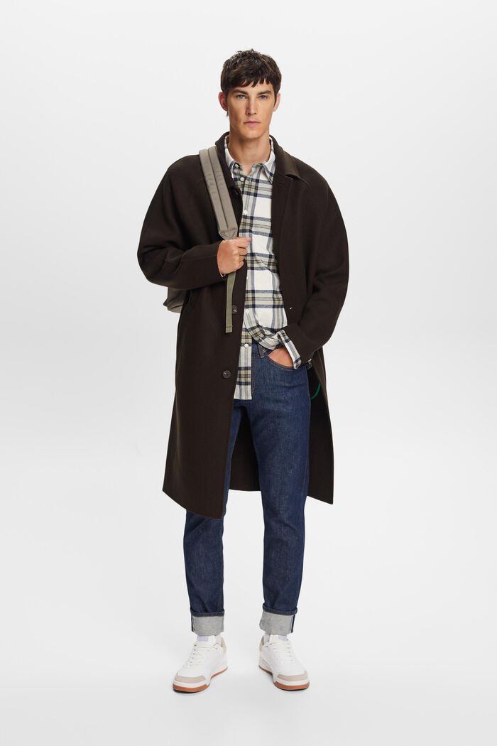 Mac Coat aus Wolle