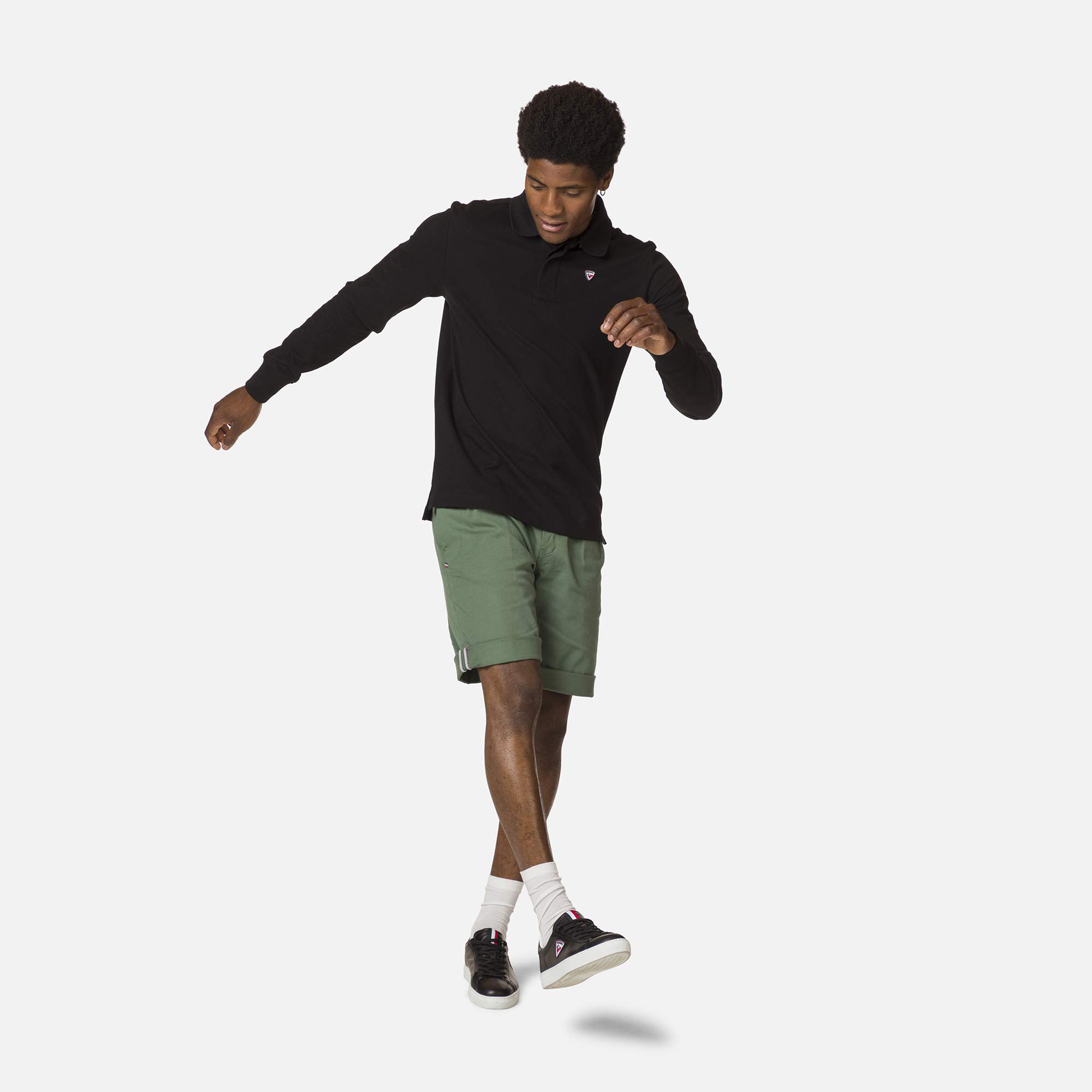 Polo à manches longues pour homme
