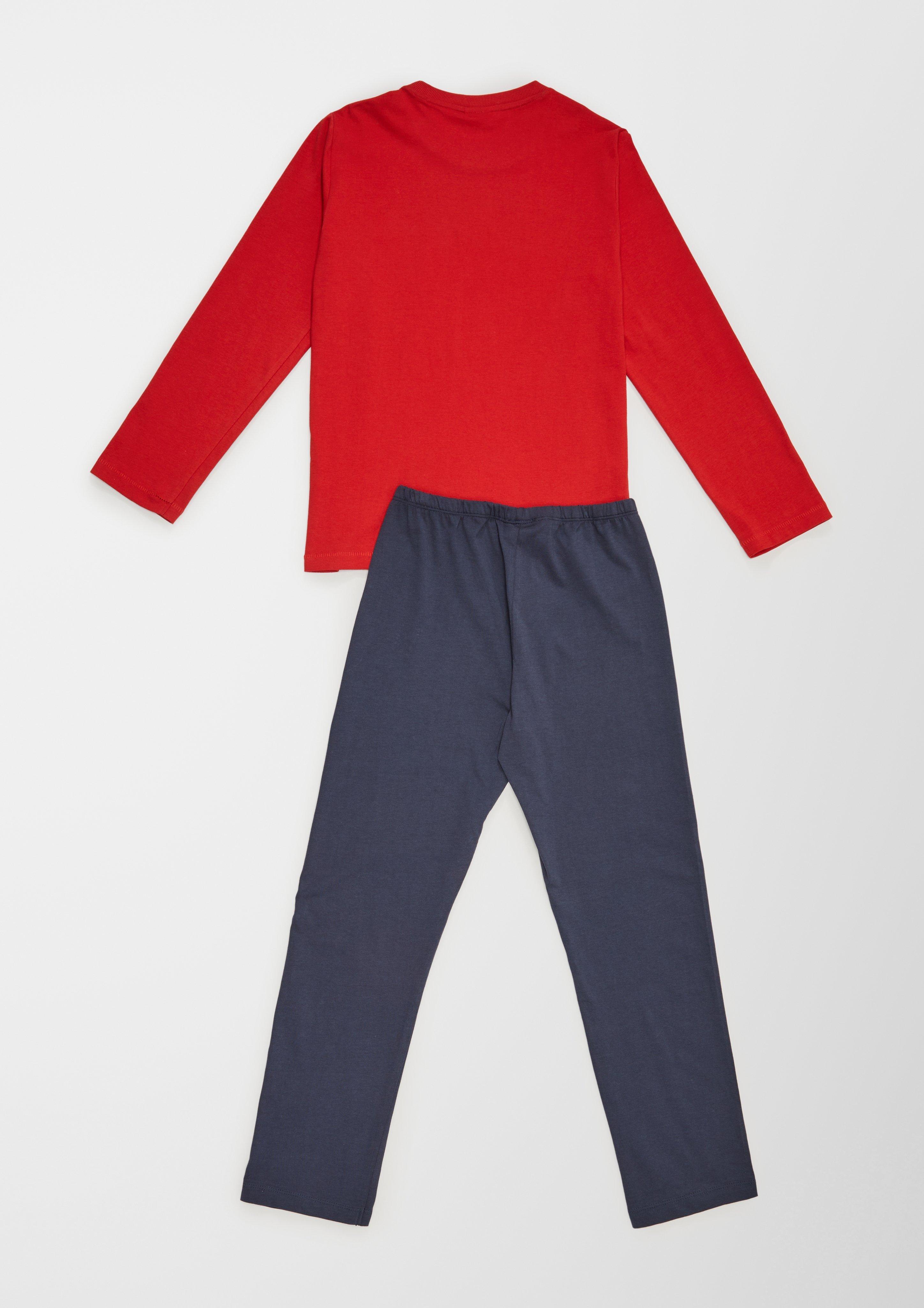 Pyjama mit Print  6006832-3174