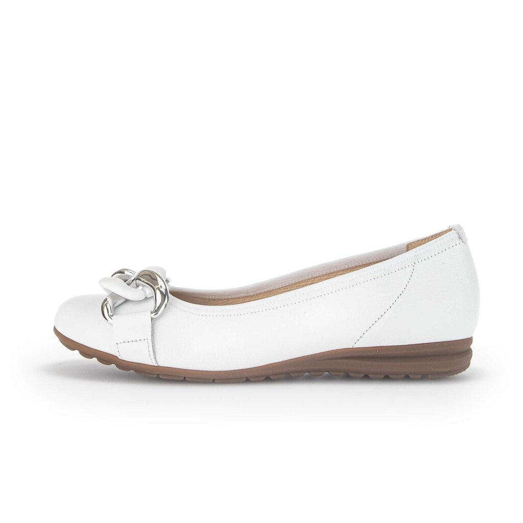 Gabor comfort Sportliche Ballerina weiß