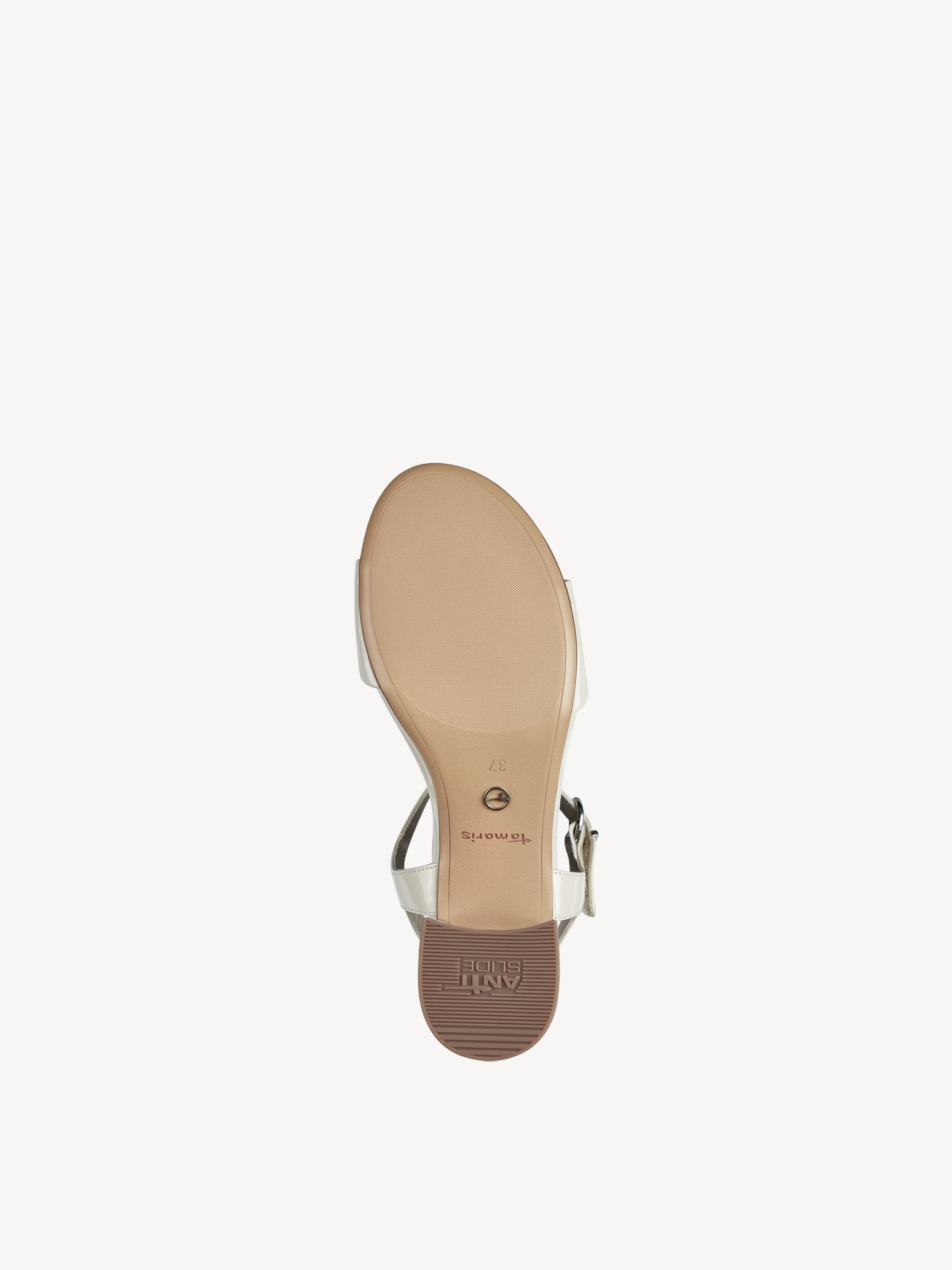 Sandale à talon - beige