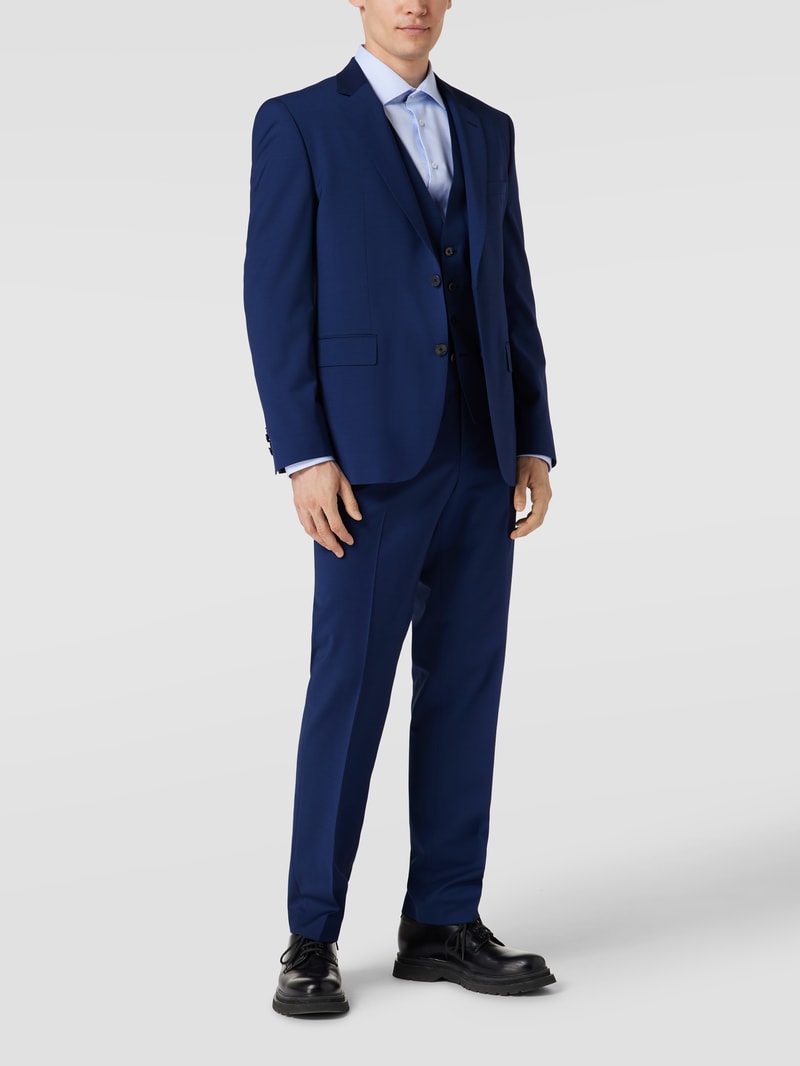 Sakko mit Reverskragen in royalblau