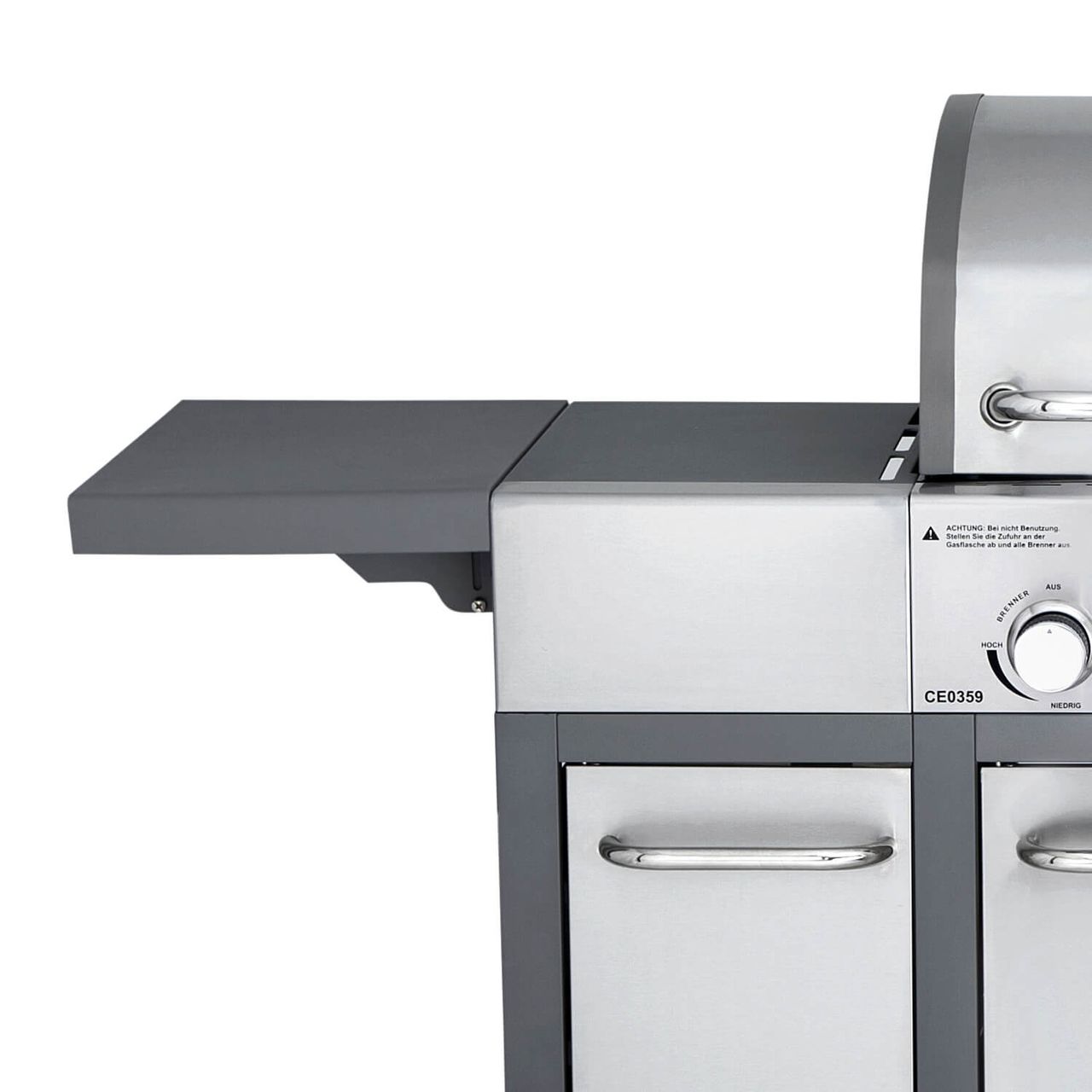 Allgrill Major Seitentisch-Set grau 2tlg. 49x33cm 1,8kg