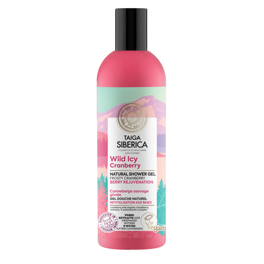 taïga siberica Gel douche naturel Revitalisation aux Baies SOINS CORPS