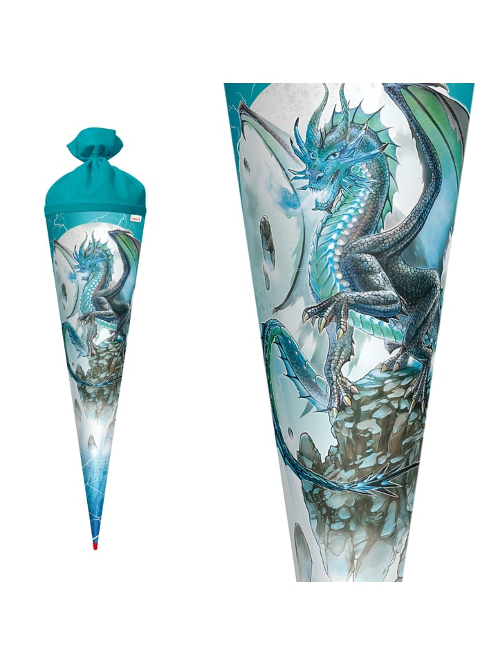 ROTH Schultüte groß Eisdrache 70 cm in Hellblau günstig kaufen onesize