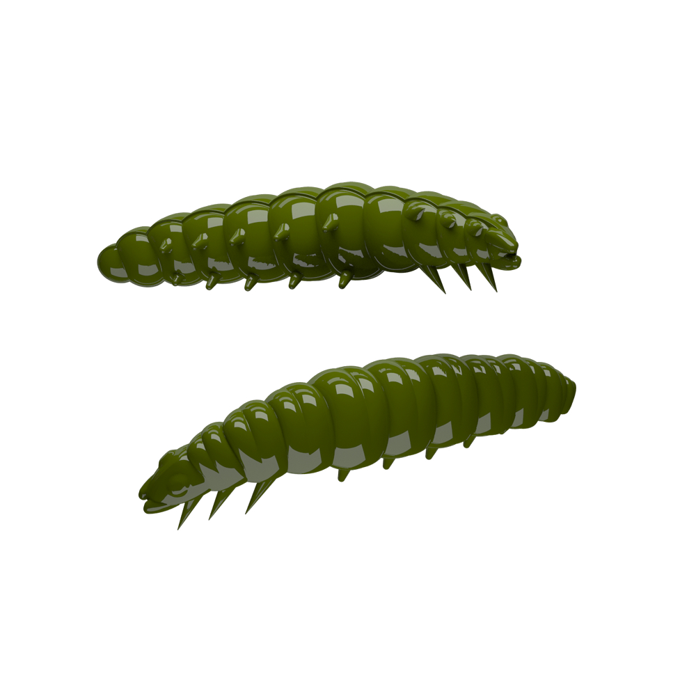 Libra Lures Larva Kunstköder (olive)