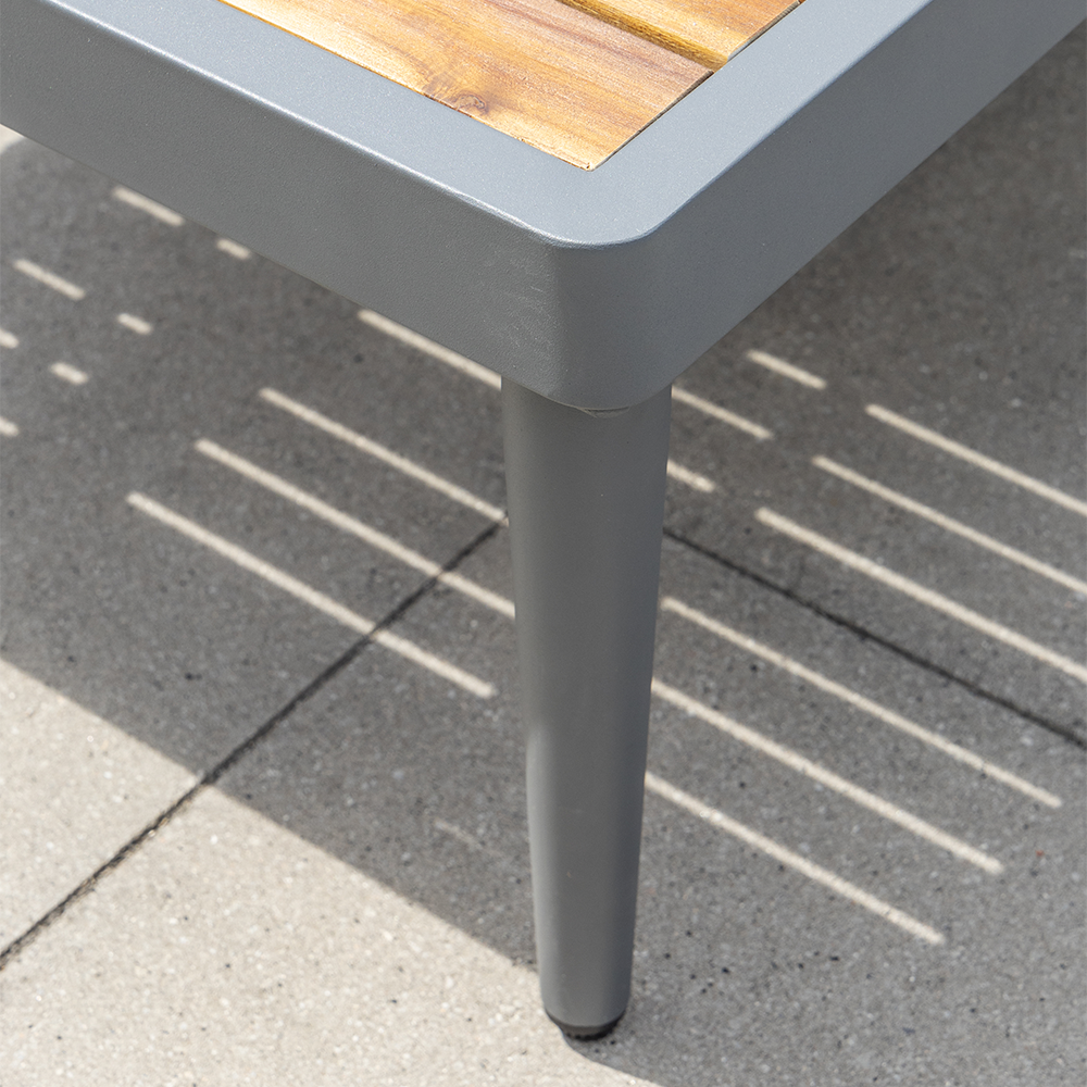 HC Garten & Freizeit 11tlg. Ecklounge mit Tisch aus FSC-zertifiziertem Akazienholz