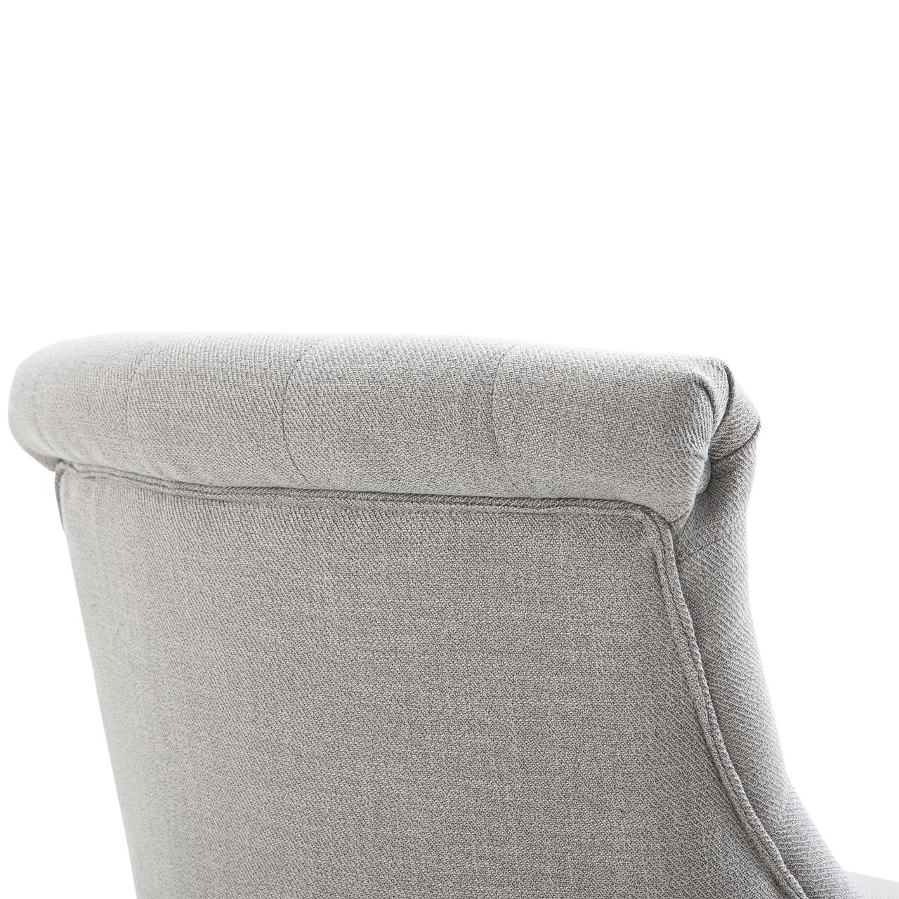 HOMCOM Relaxsessel mit Rückenkissen, Sessel, Fernsehsessel, Erhöhte Füße, Leinen, Grau, 52,5 x 69 x 77 cm
