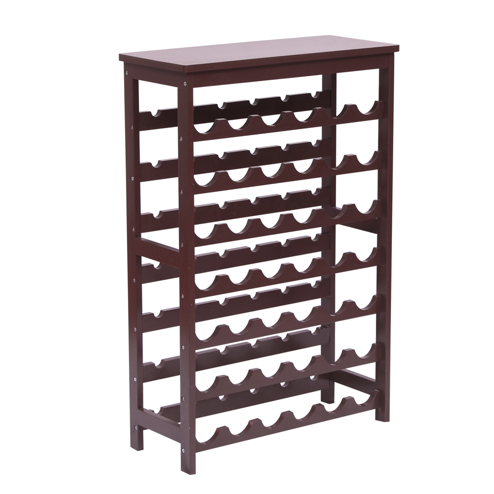 Happy Home Happy Home Weinregal Standregal für 42 Flaschen HWR20-HOL Holz