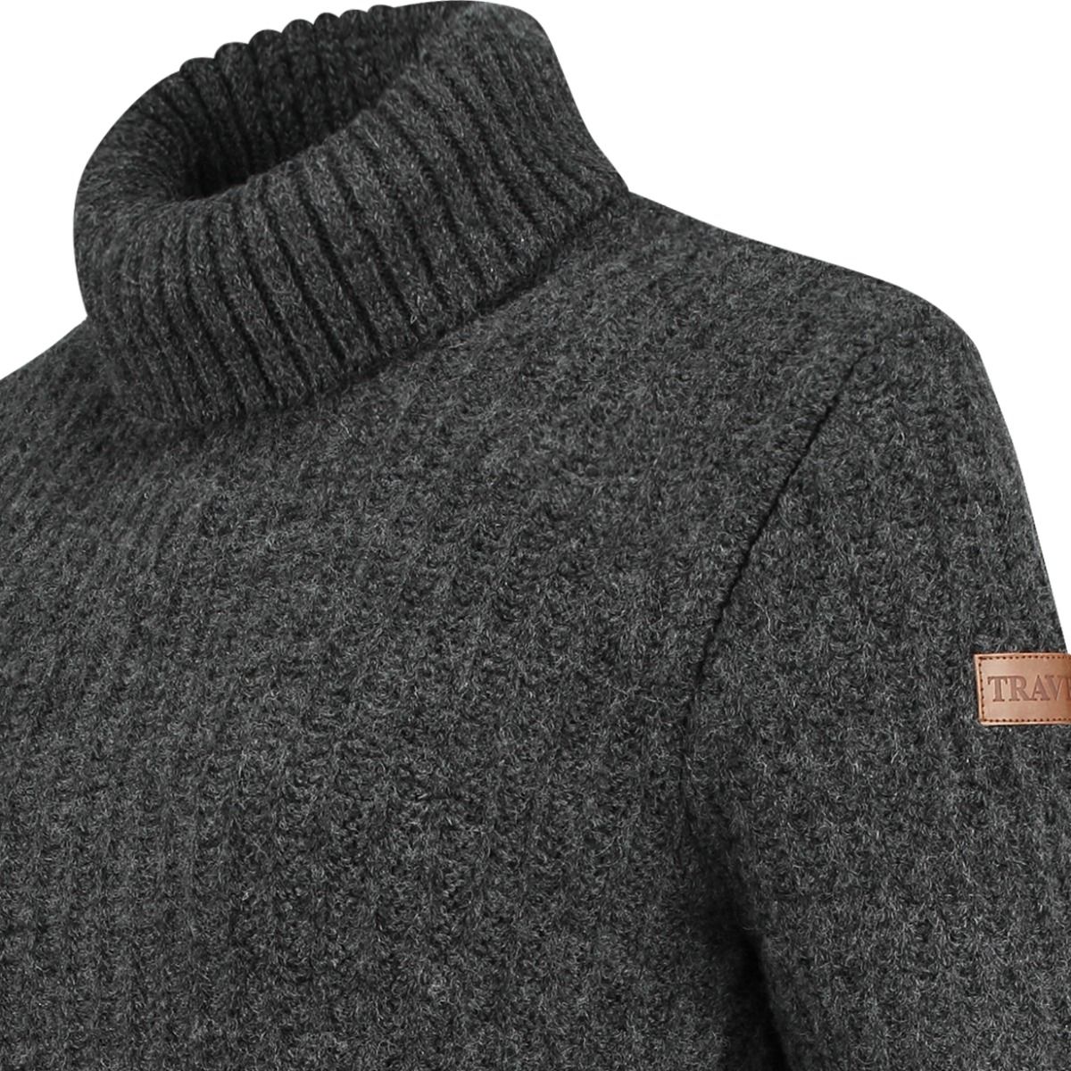 Travelin' Coll Boda dunkelgraue Damen Pullover