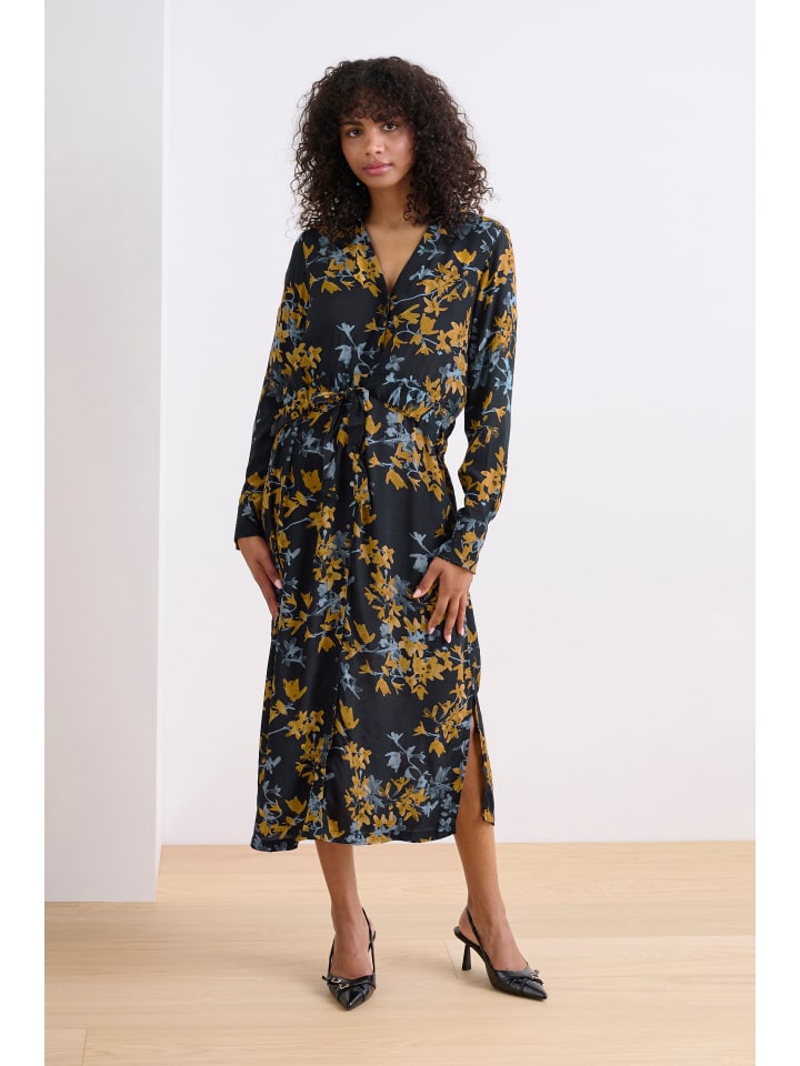 Kaffe Kleid KAmilana in Black deep günstig kaufen