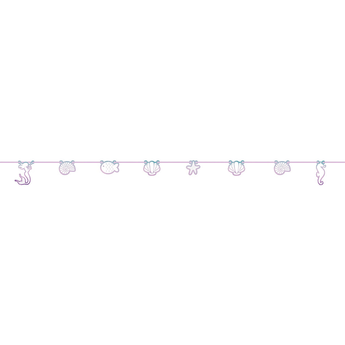 Girlande Banner Meerjungfrau, 2,3 m
