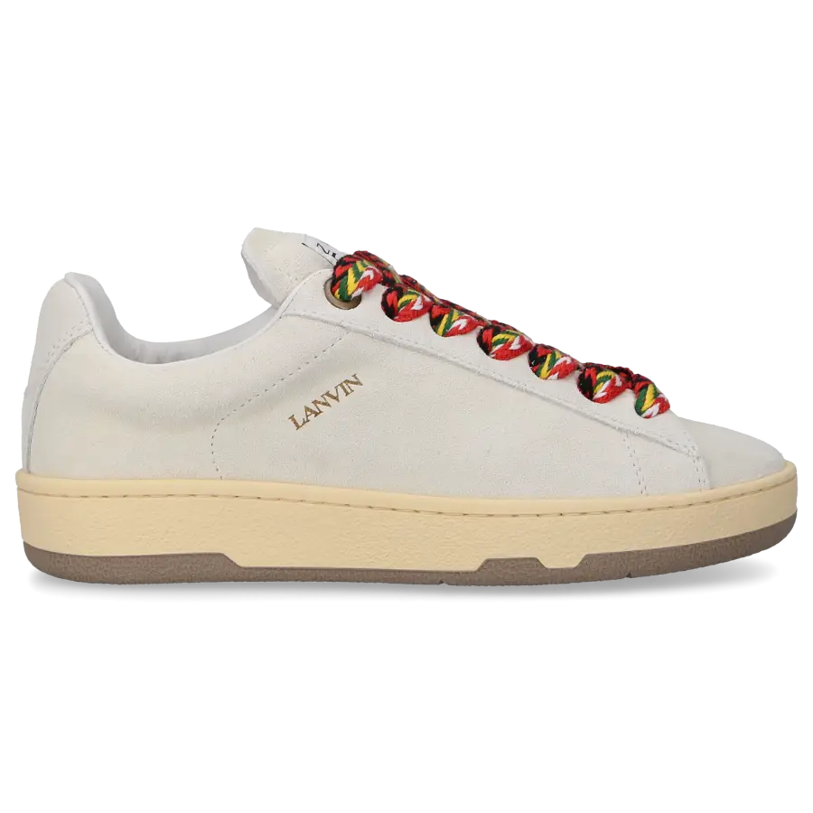 Lanvin - Sneaker low CURB LITE Veloursleder - beige