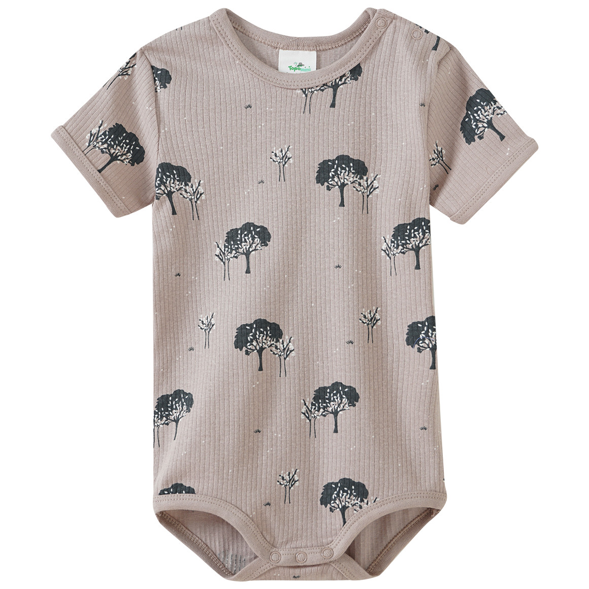 3 Baby Bodys mit Rippstruktur