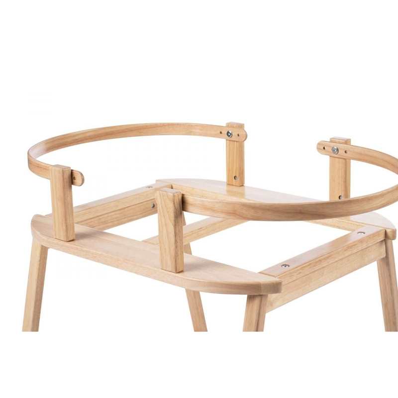 Pied pour couffin Moise en bois naturel