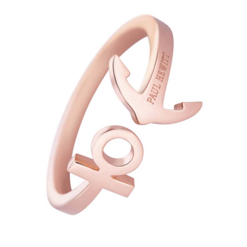Paul Hewitt Bague pour femme Acier inoxydable or rose Bague