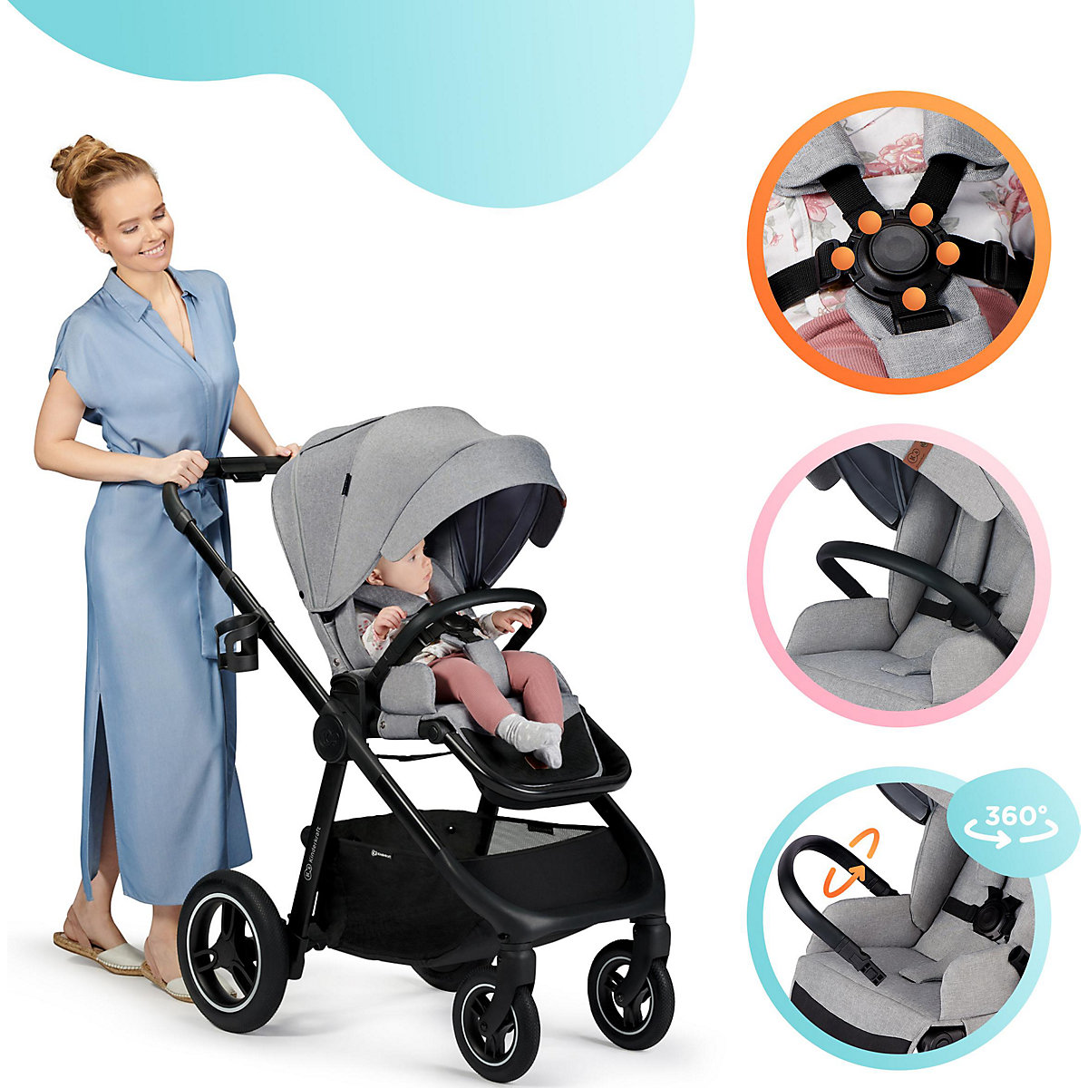 Kinderwagen EVERYDAY 2in1, blau