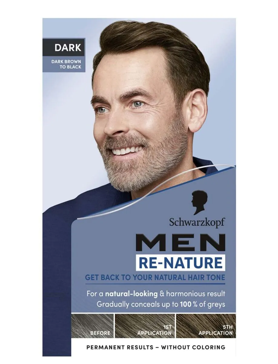 Schwarzkopf Re-Nature Men третман против седе косе