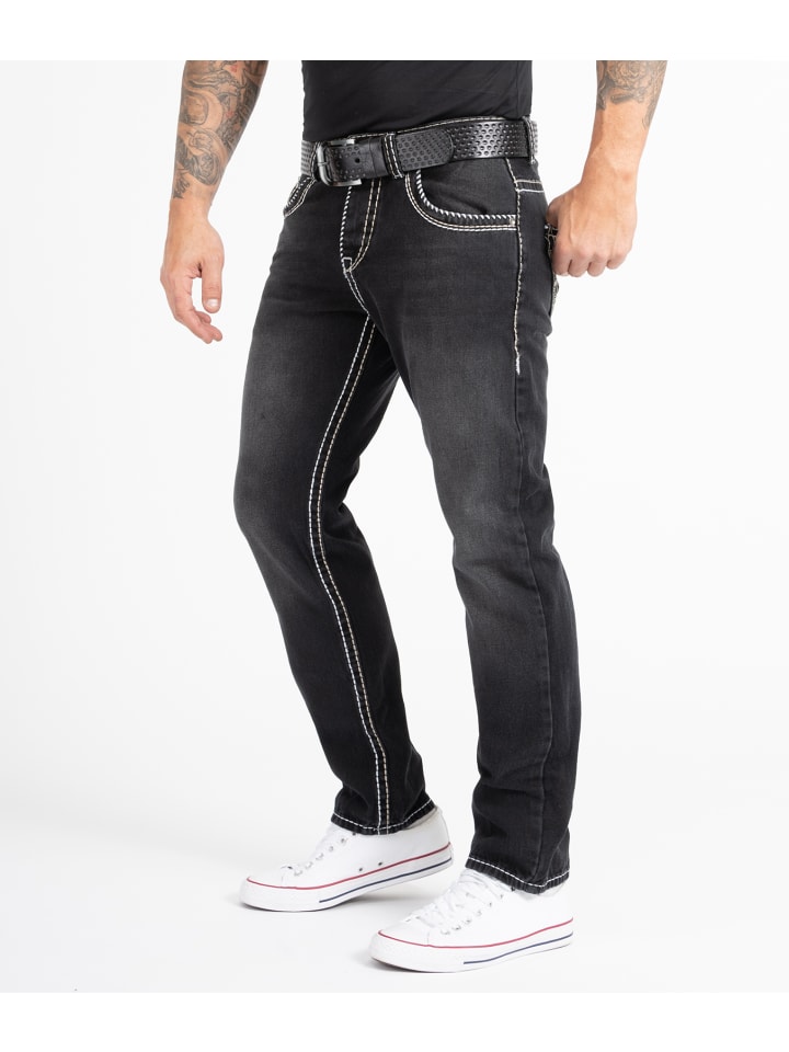 Rock Creek Jeans in Dunkelgrau günstig kaufen
