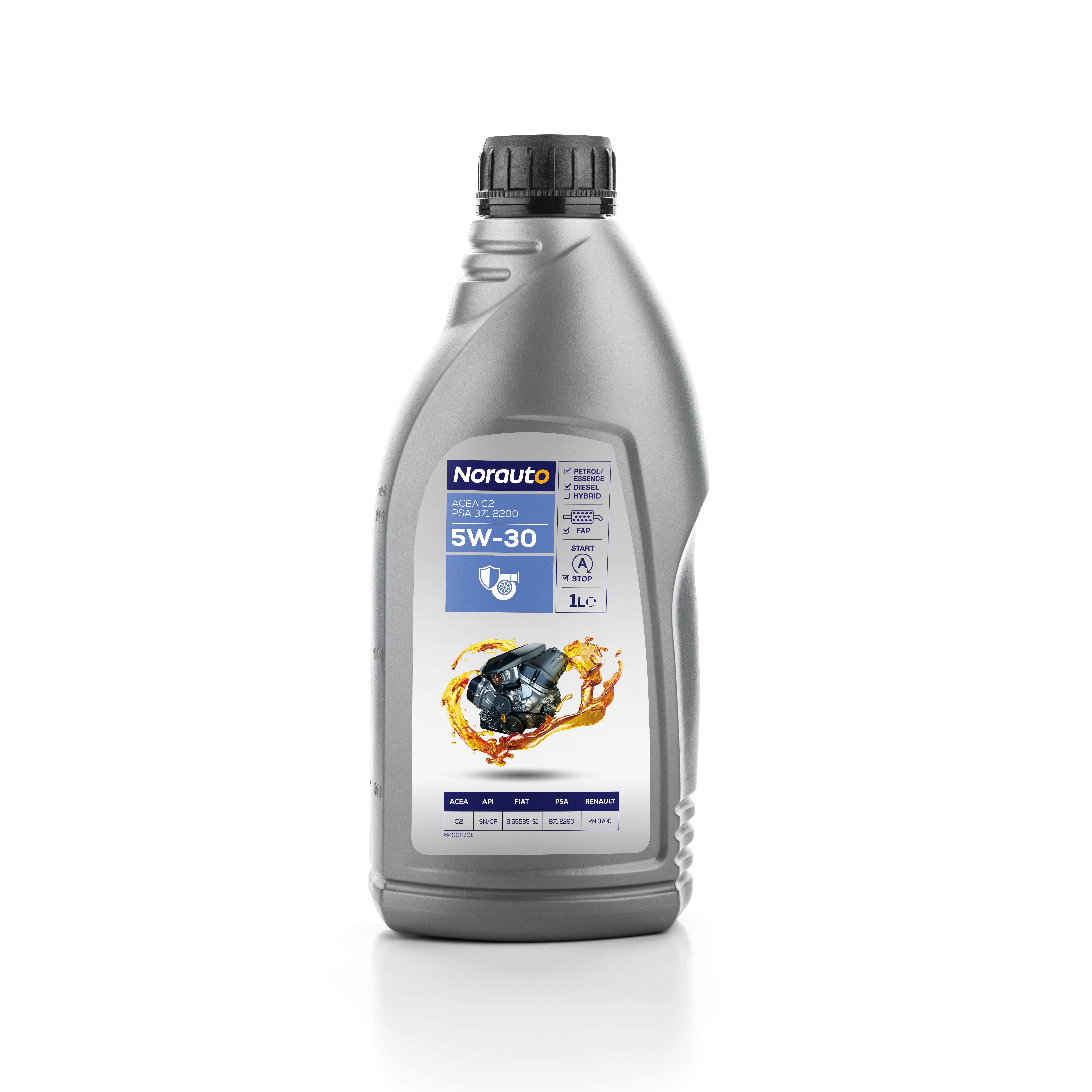 NORAUTO 5W-30 C2 (DPF), 1L - ATU