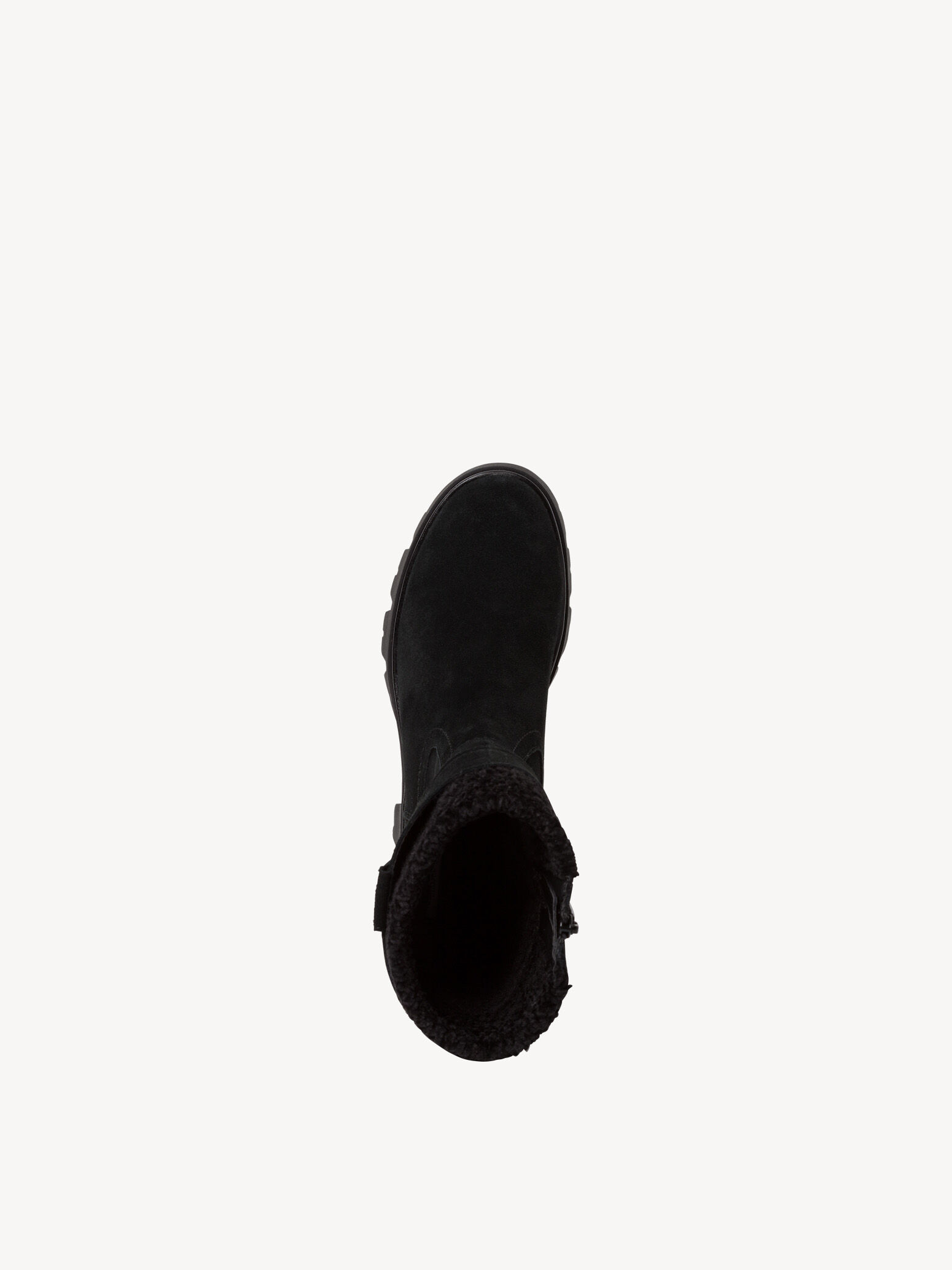 Bottine en cuir - noir