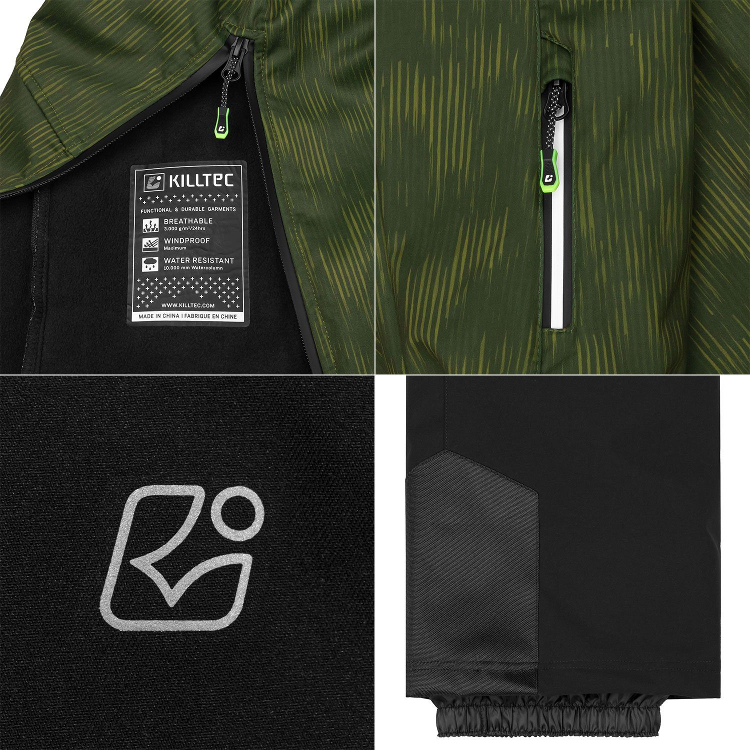 Killtec Skianzug Sportanzug-Set: Herren Windbreaker + Funktionshose Gr. S - XXL