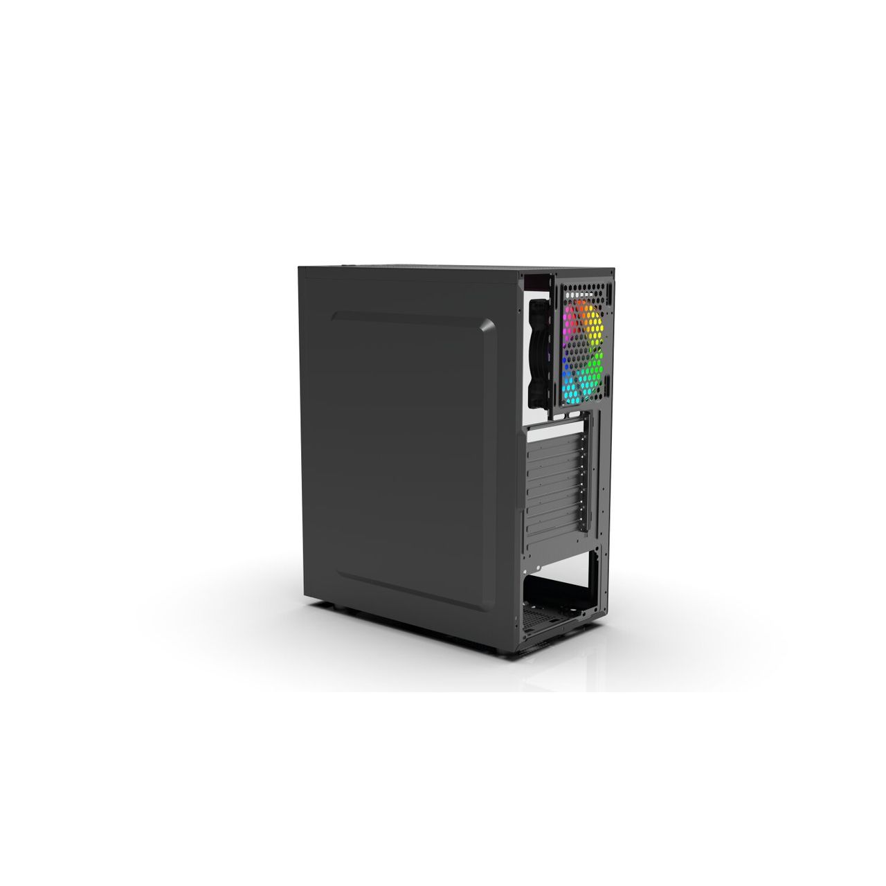 Inca Empousa EMG-15XN Gaming PC Gehäuse Computer Glasscheibe 4x ARGB Lüfter schwarz