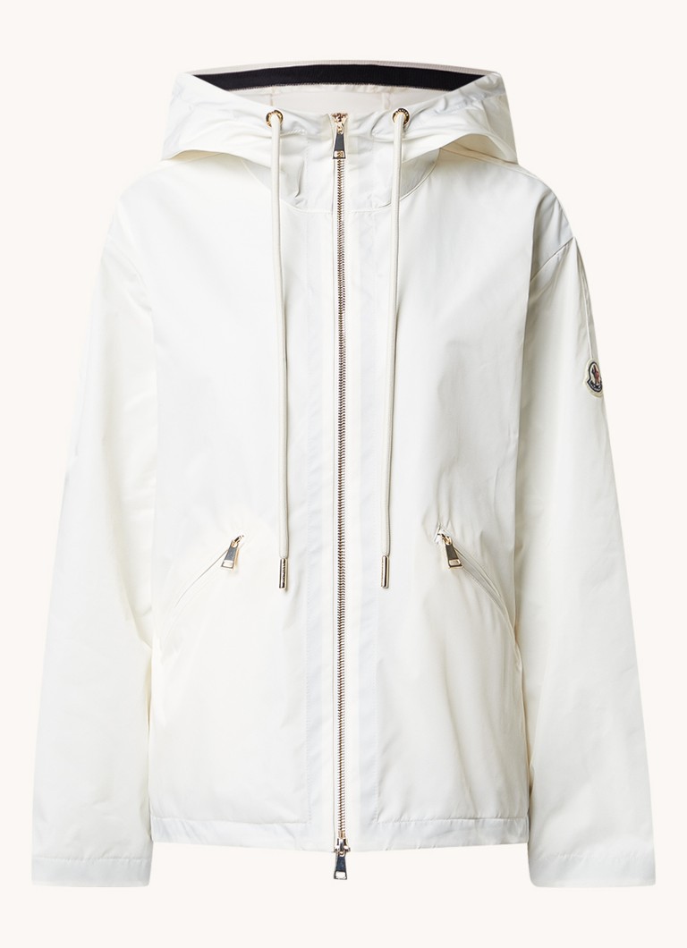 Větrovka Moncler s logem a kapsami na zip