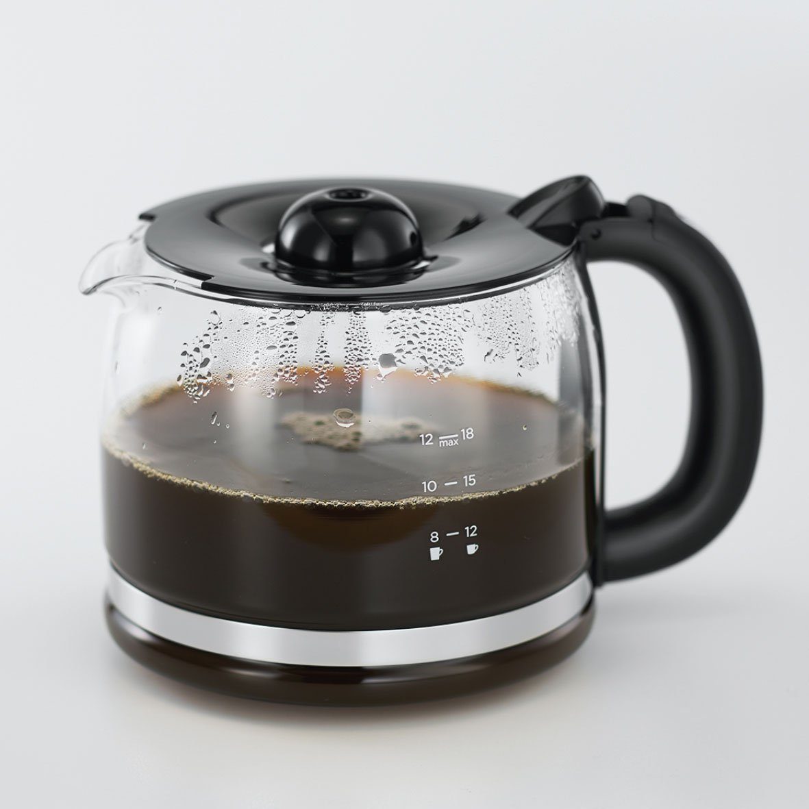 RUSSELL HOBBS Filterkaffeemaschine Geo Steel 25270-56, 1,5l Kaffeekanne, Papierfilter 1x4