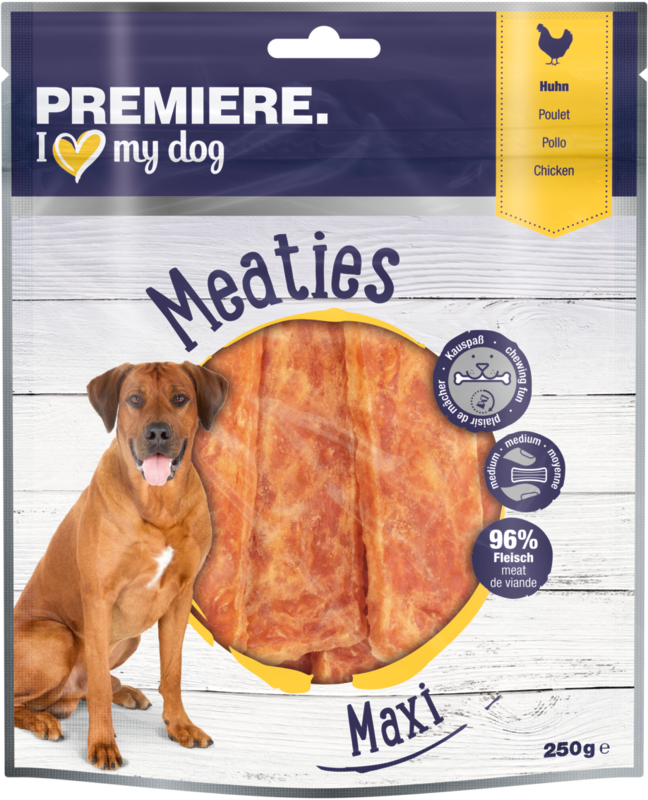 PREMIERE Snacks PREMIERE Maxi Meaties Huhn 250g