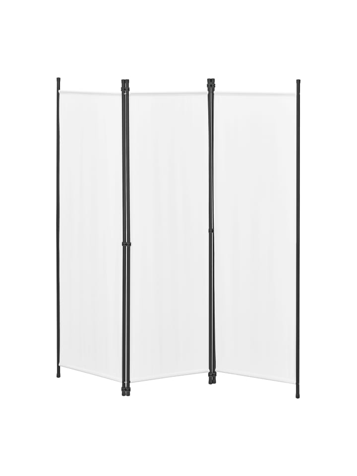 en.casa Raumteiler Huesca - 3-teilig in Weiß (H)171cm (B)150cm günstig kaufen onesize