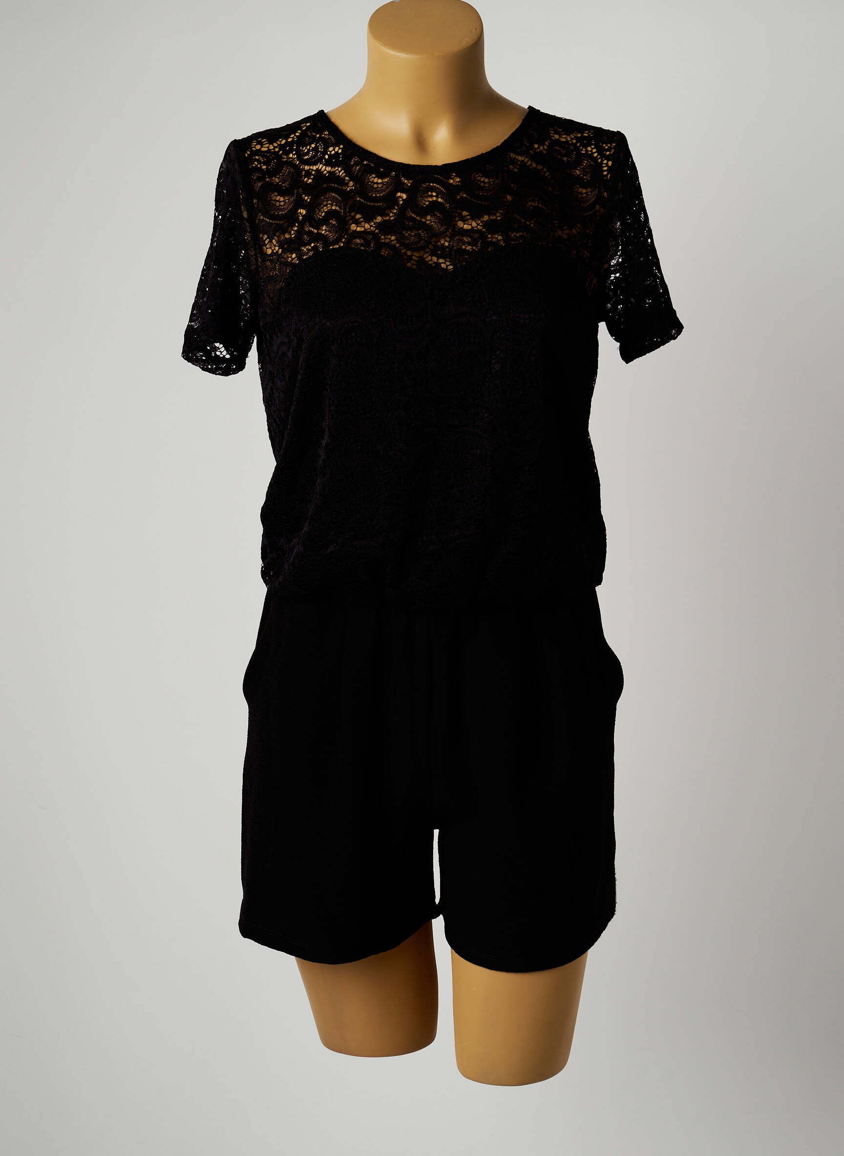Revd Elle Combi Shorts Femme couleur noir