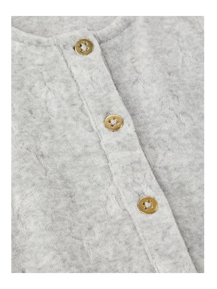 name it Baby Strampler Ärmellos Allover-Print in Grau günstig kaufen