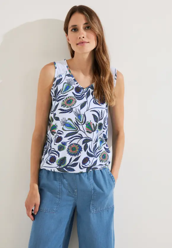 CECIL Burn Out Top