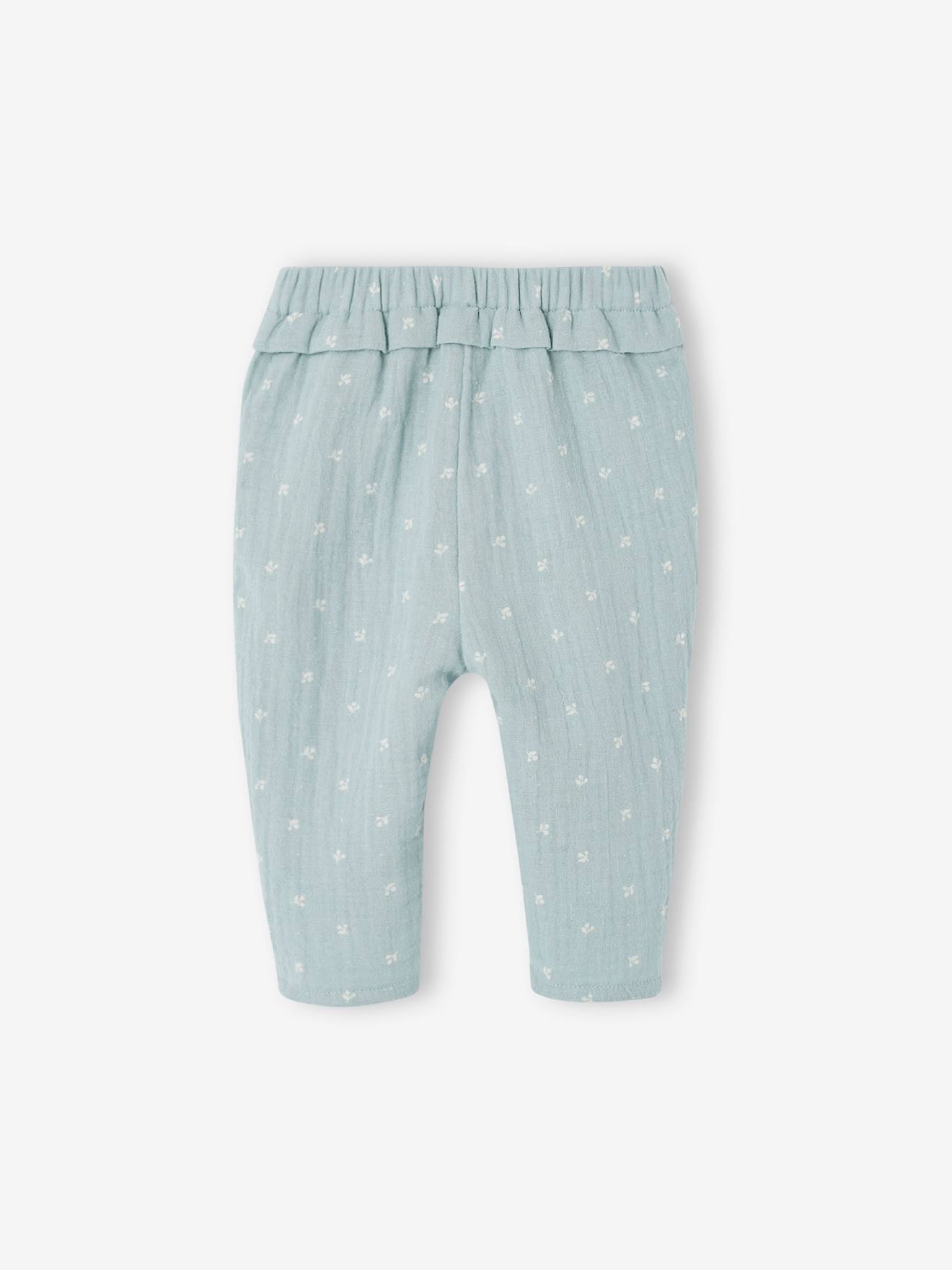 Vertbaudet Baby Hose aus Musselin - zartrosa