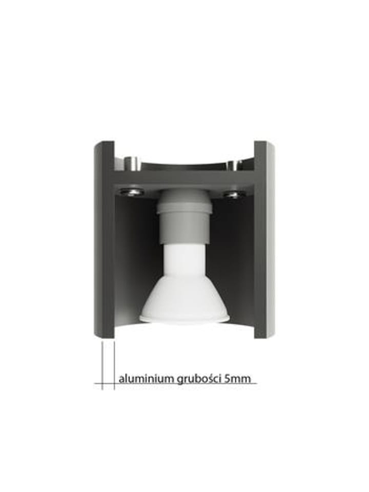Nice Lamps  Wandleuchte VULCO Grau Ø 10cm (B)12cm (H)10cm günstig kaufen onesize