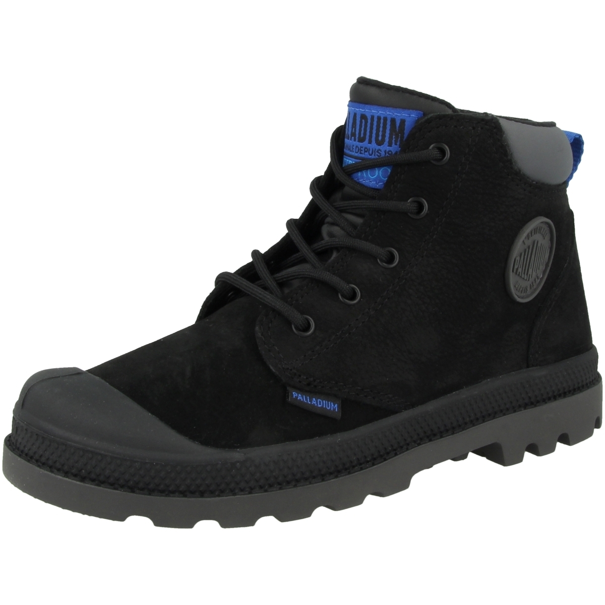 Palladium Pampa Hi Cuff WP OZ Schnürboots schwarz