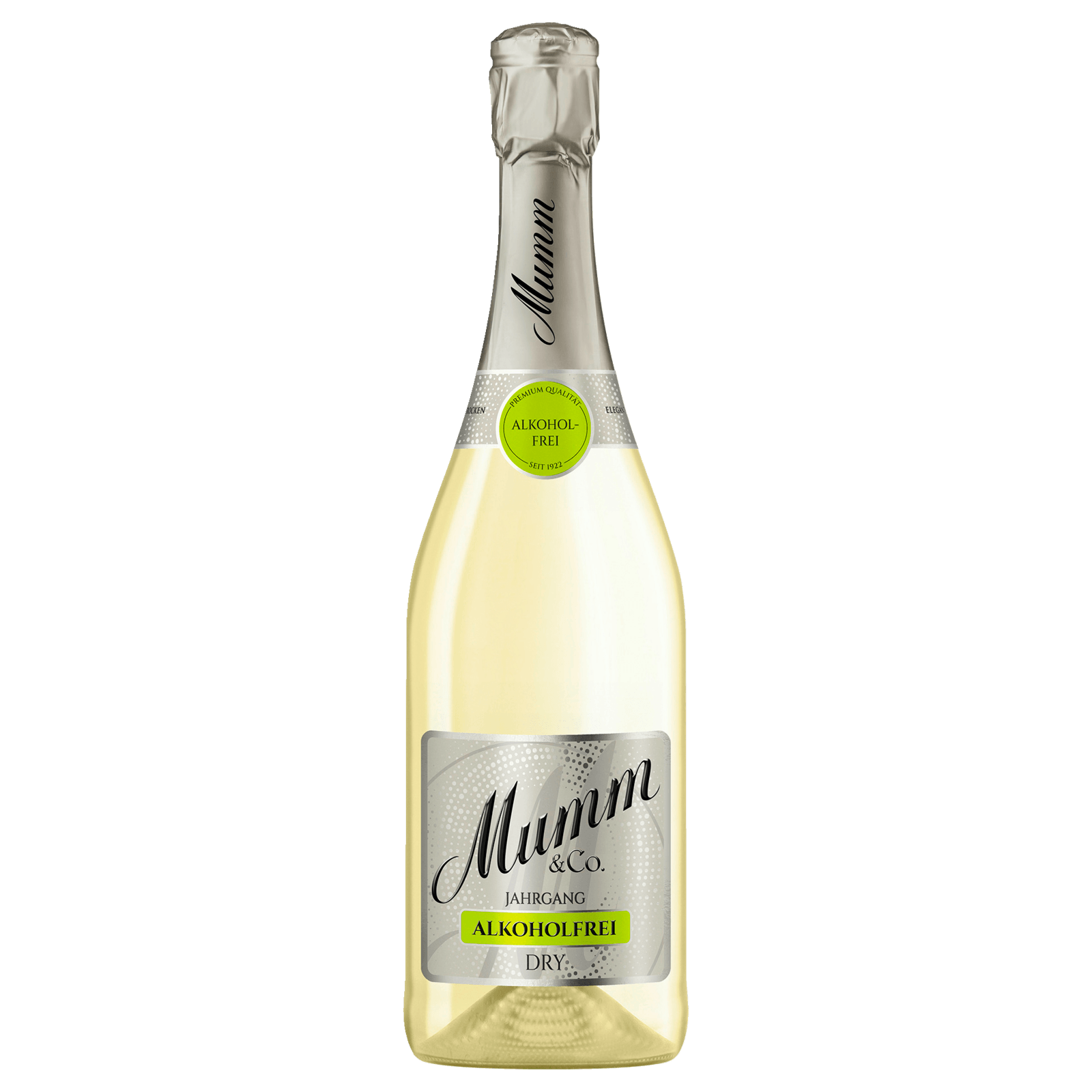 Mumm & Co. Jahrgang Sekt trocken alkoholfrei 0,75l