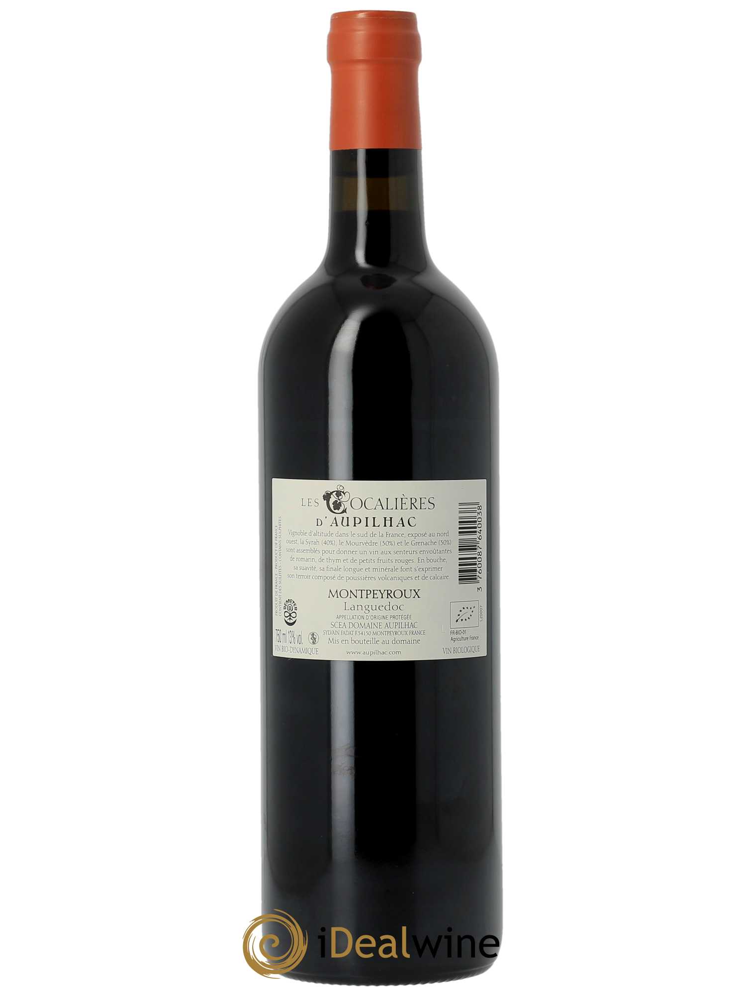 Languedoc - Montpeyroux Aupilhac (Domaine d') Les Cocalières Sylvain Fadat  2020 - Lot de 1 Bouteille