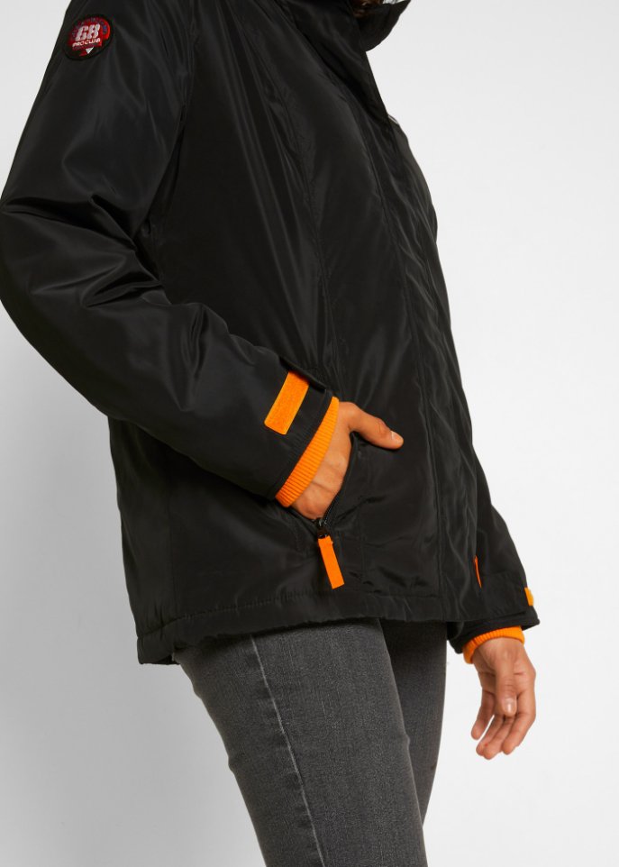 Jacke mit abnehmbarer Kapuze