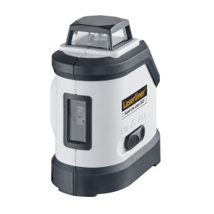 „Laserliner 081.160A SuperLine-Laser“ 360° automatinis lazeris su horizontaliu 360° lazerio apskritimu ir 2 vertikaliomis linijomis + RX40 lazerio imtuvas