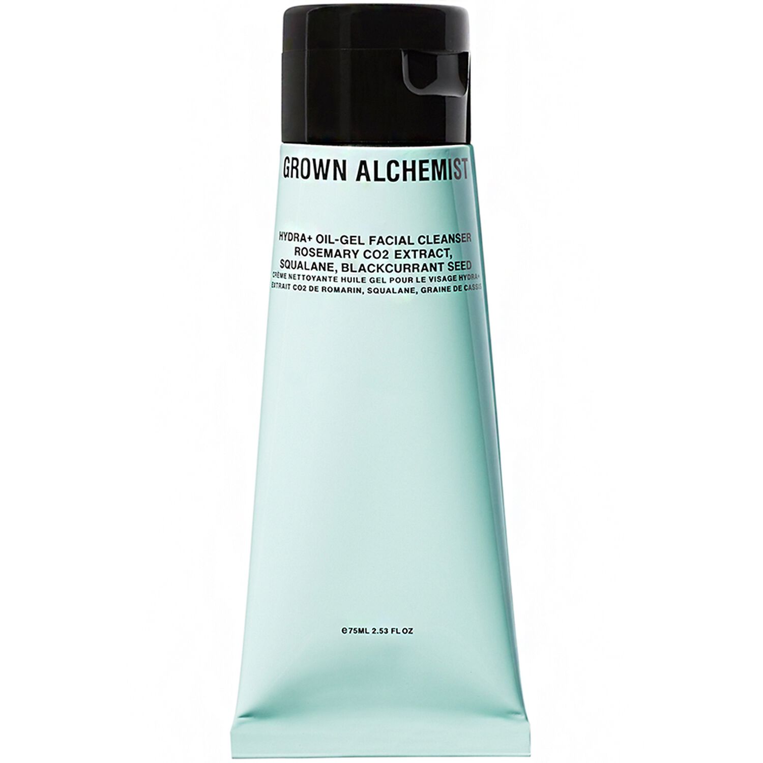 Grown Alchemist Extrait CO2 de Romarin, Squalane, Graine de Cassis Nettoyant Visage Gel-Huile Hydra+ 75 ml