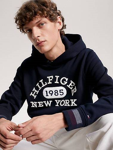 TOMMY HILFIGER Herren Hoodie MONOTYPE COLLEGIATE