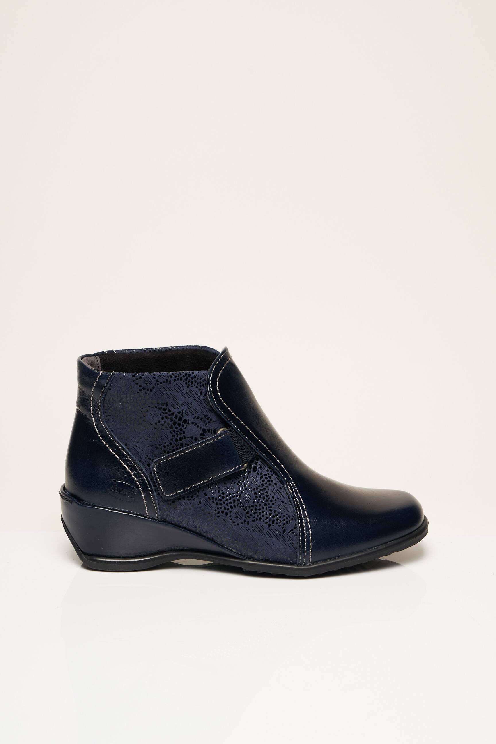 Swedi Bottines Femme couleur bleu