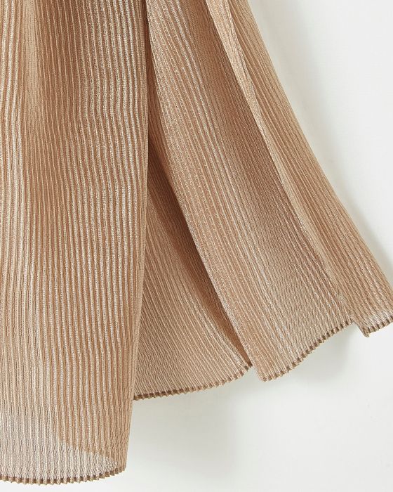 Foulard plissé en voile