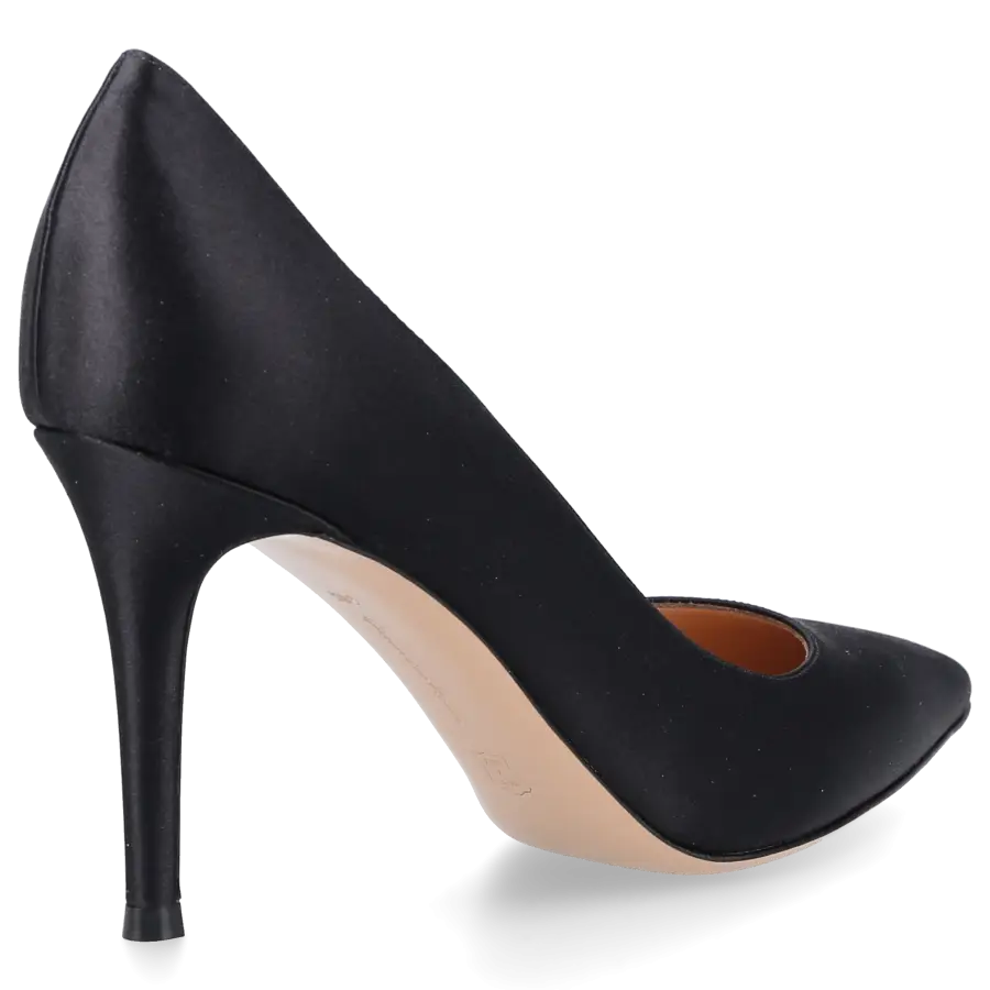 Gianvito Rossi - Pumps GIANVITO 85 Satin - schwarz