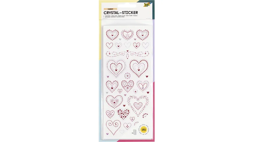folia Crystal-Sticker Sommer sortiert